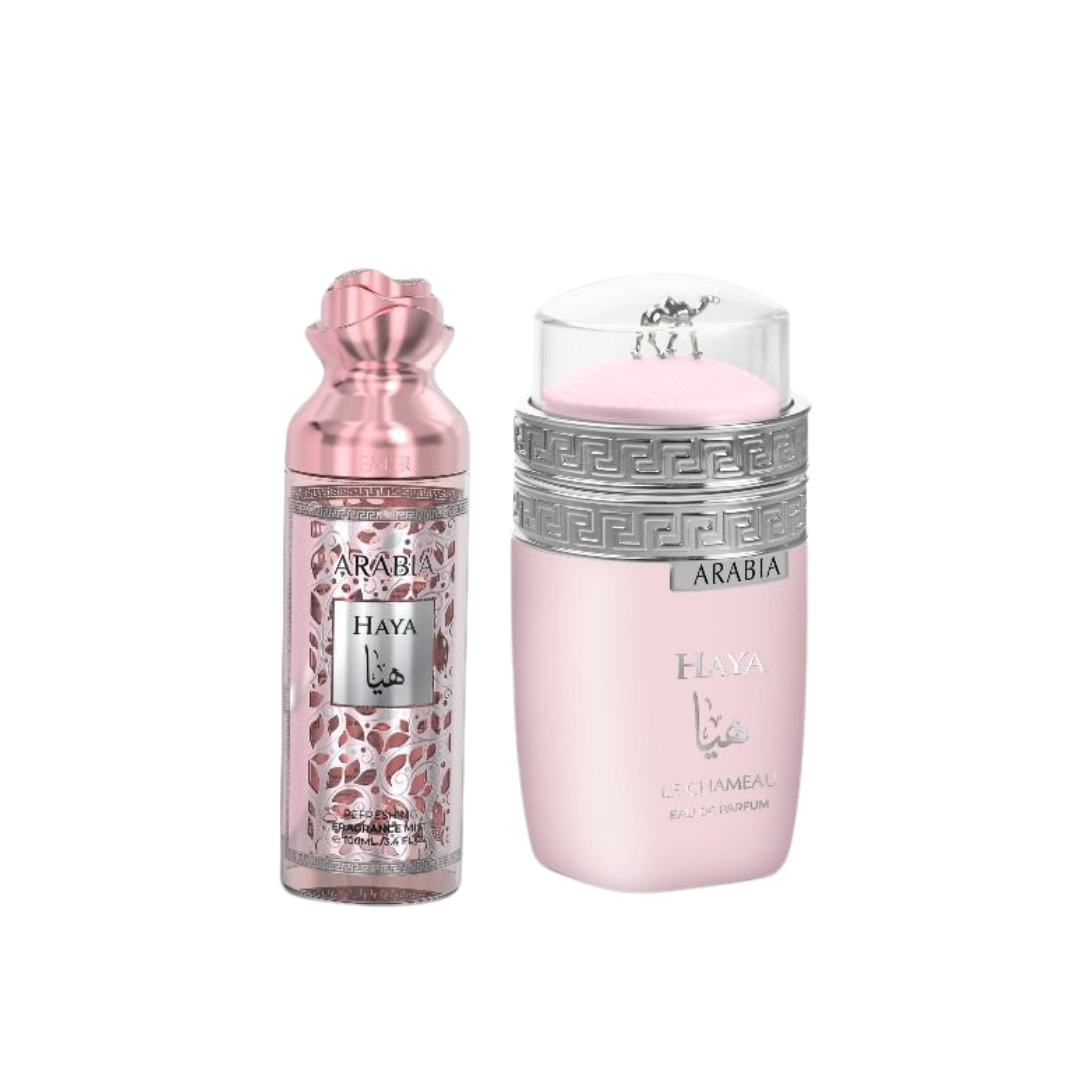 2in1 Gift Set Arabia Haya Hard Box Eau De Parfum Gift Set