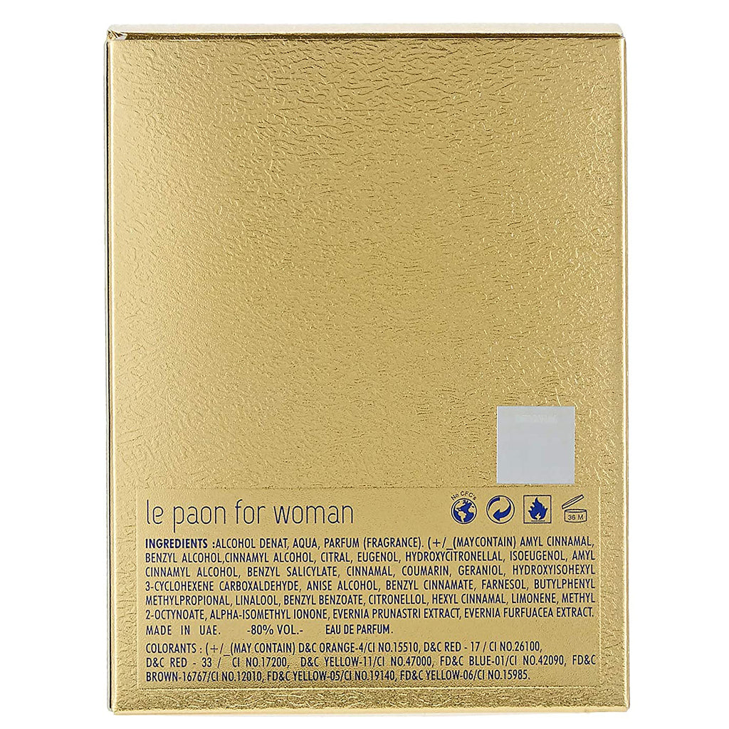 LE Paon Pour Femme Eau De Parfum 100ml