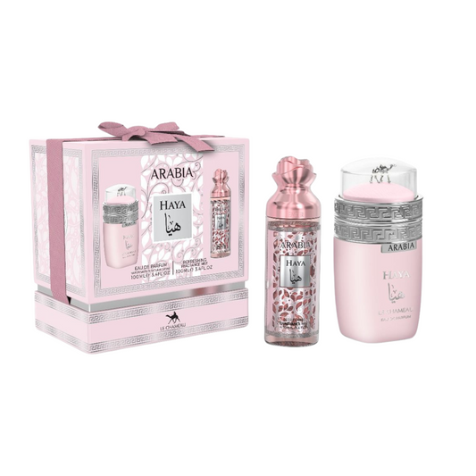 2in1 Gift Set Arabia Haya Hard Box Eau De Parfum Gift Set