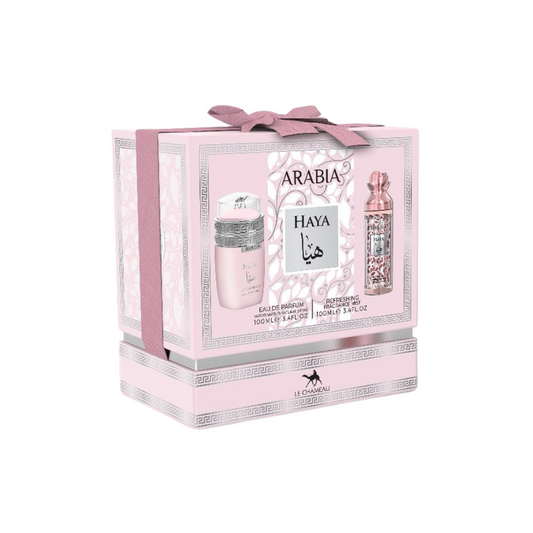 2in1 Gift Set Arabia Haya Hard Box Eau De Parfum Gift Set