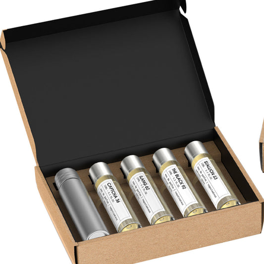 TRAVEL SET  for Men  Luxury Handcrafted Fragrance Kit (4 x 15ml EDP)