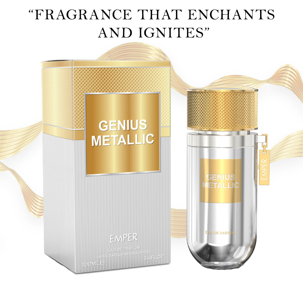 Genius Metallic Eau De Parfum  100ML (UNISEX)